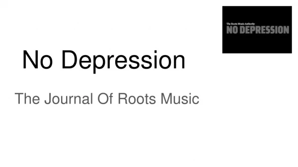 Alt country Album - No Depression