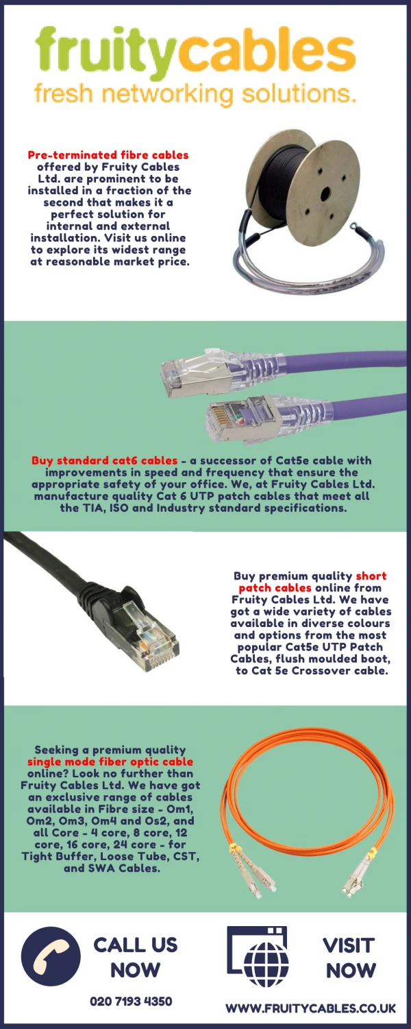 Short Patch Cables