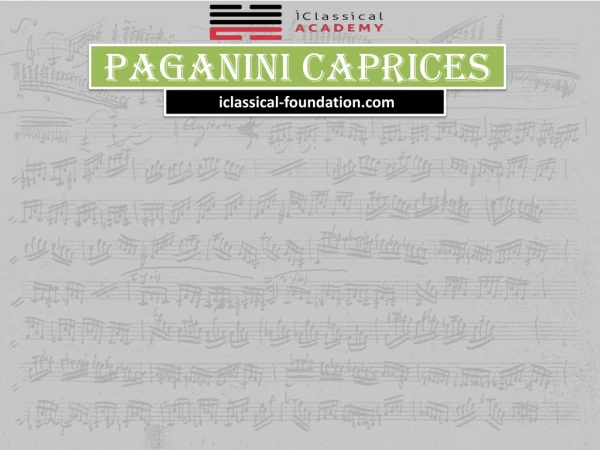 Paganini Caprices