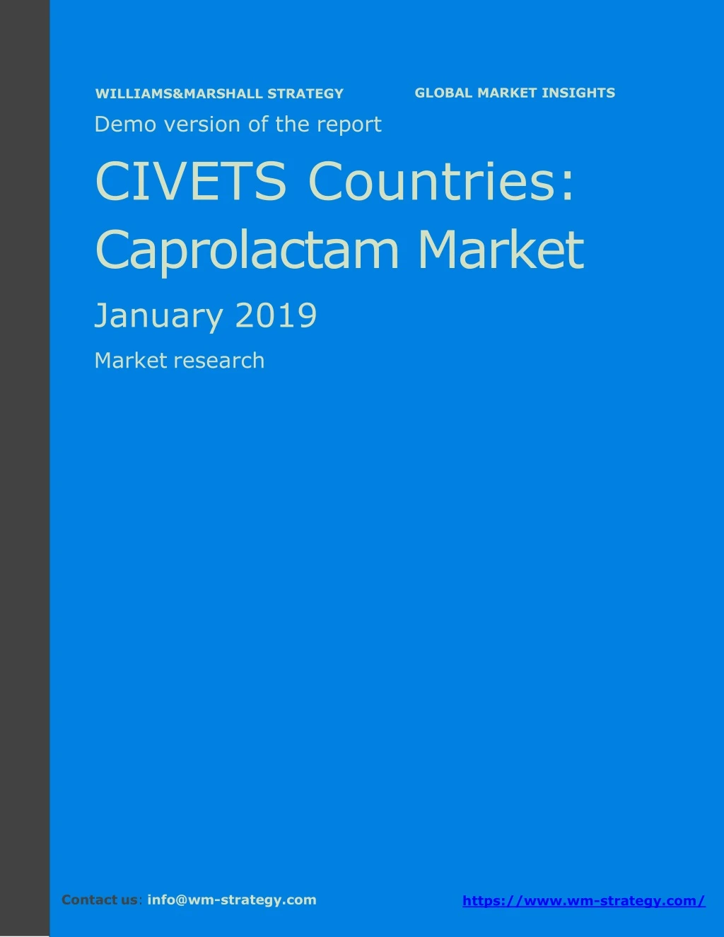 demo version civets sulphate market williams