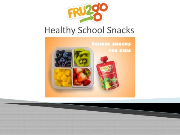 FRU2go - Healthy School Snacks For Kids