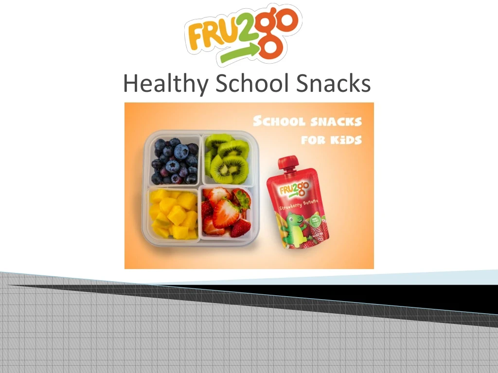 healthy school snacks