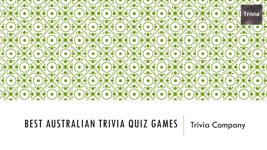best australian trivia quiz games