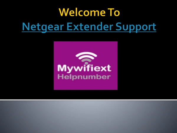 netgear extender support