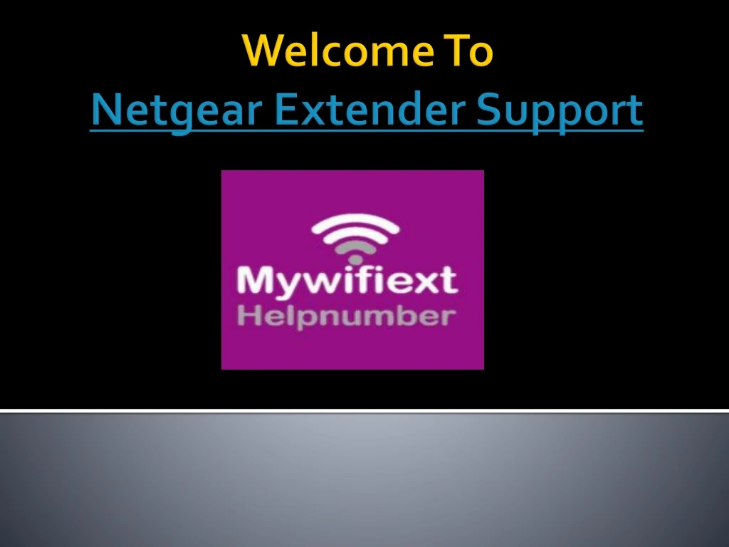 welcome to netgear extender support