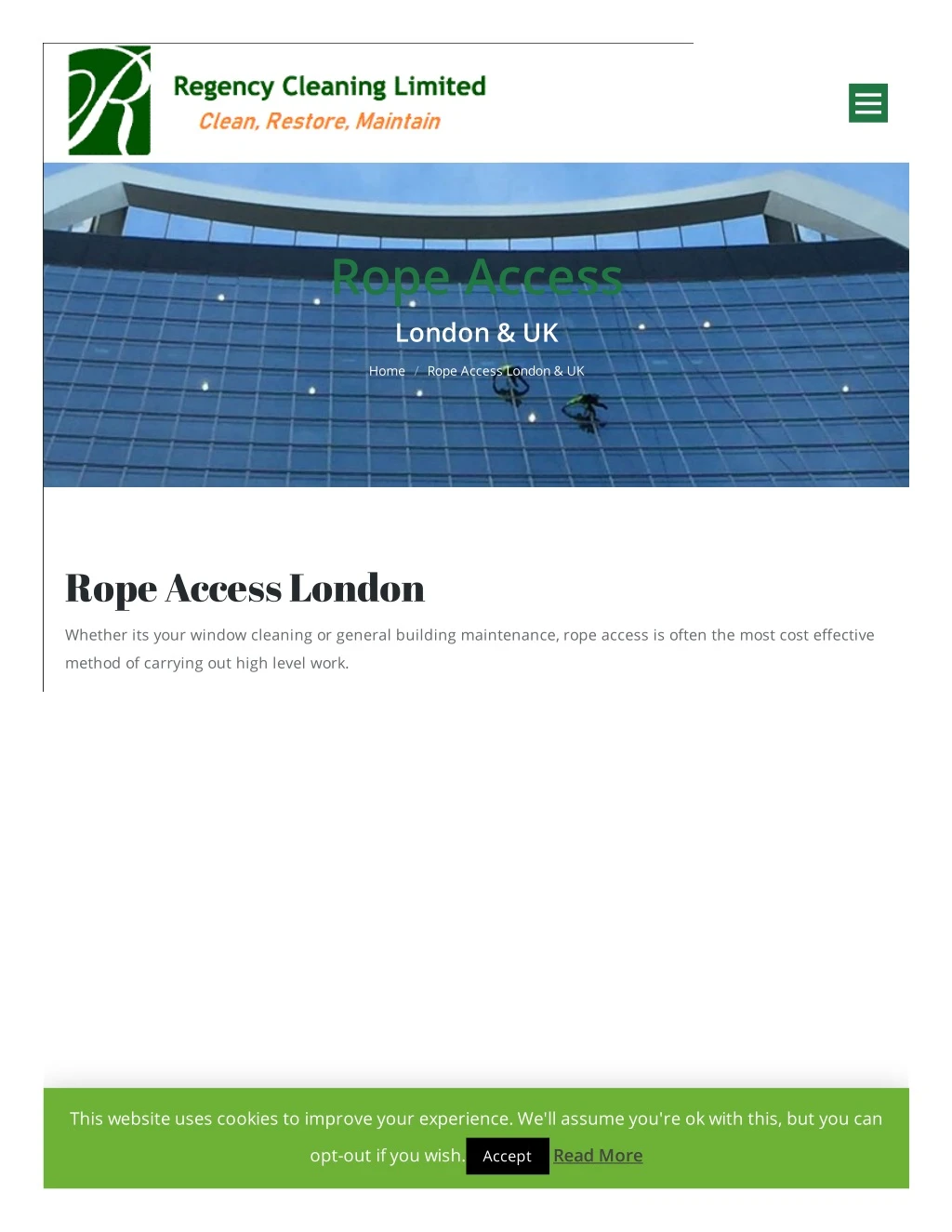 rope access london uk