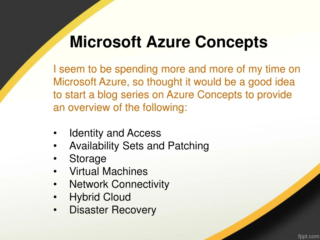 microsoft azure concepts