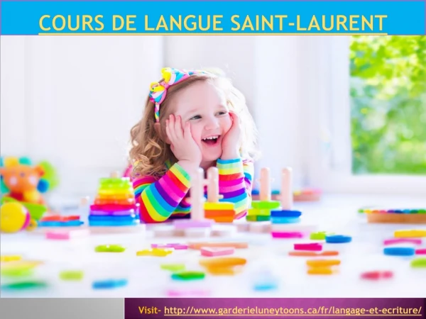 Cours de langue Saint-Laurent