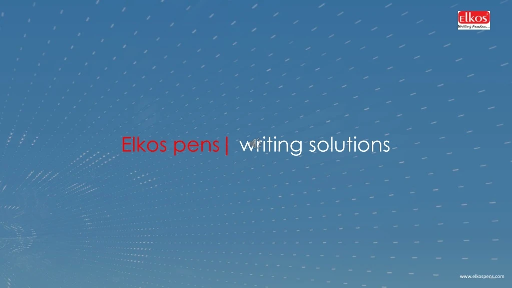 elkos pens writing solutions