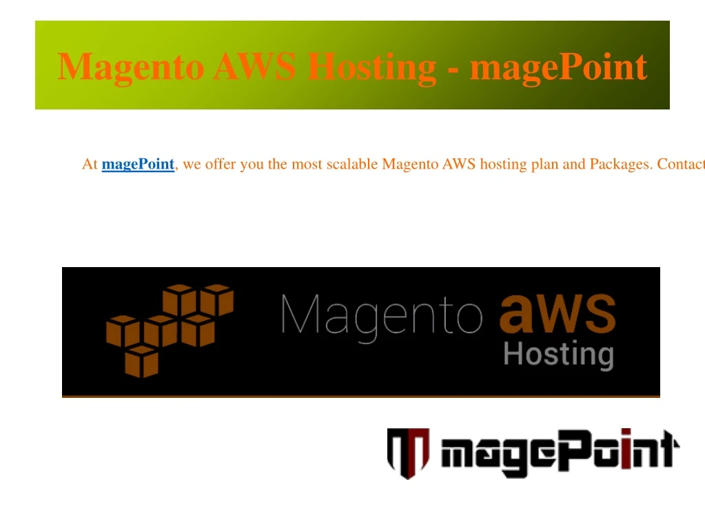 magento aws hosting magepoint