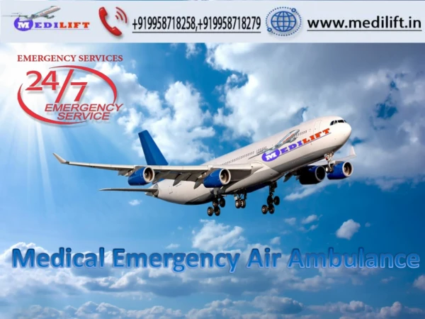 Hire Spectacular Air Ambulance Service in Bagdogra with Doctor