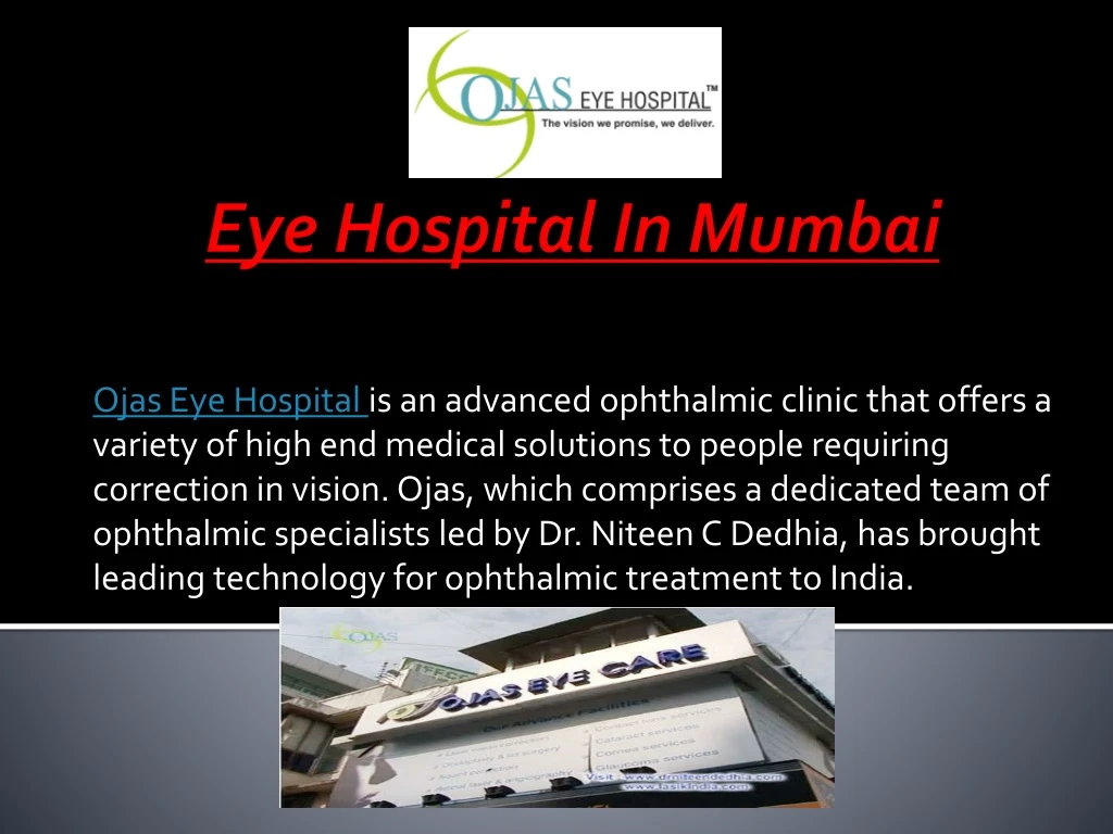 ojaseye hospital is an advanced ophthalmic clinic