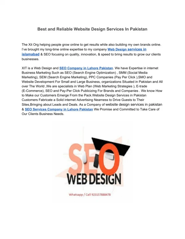 Best Web Design & Seo Company