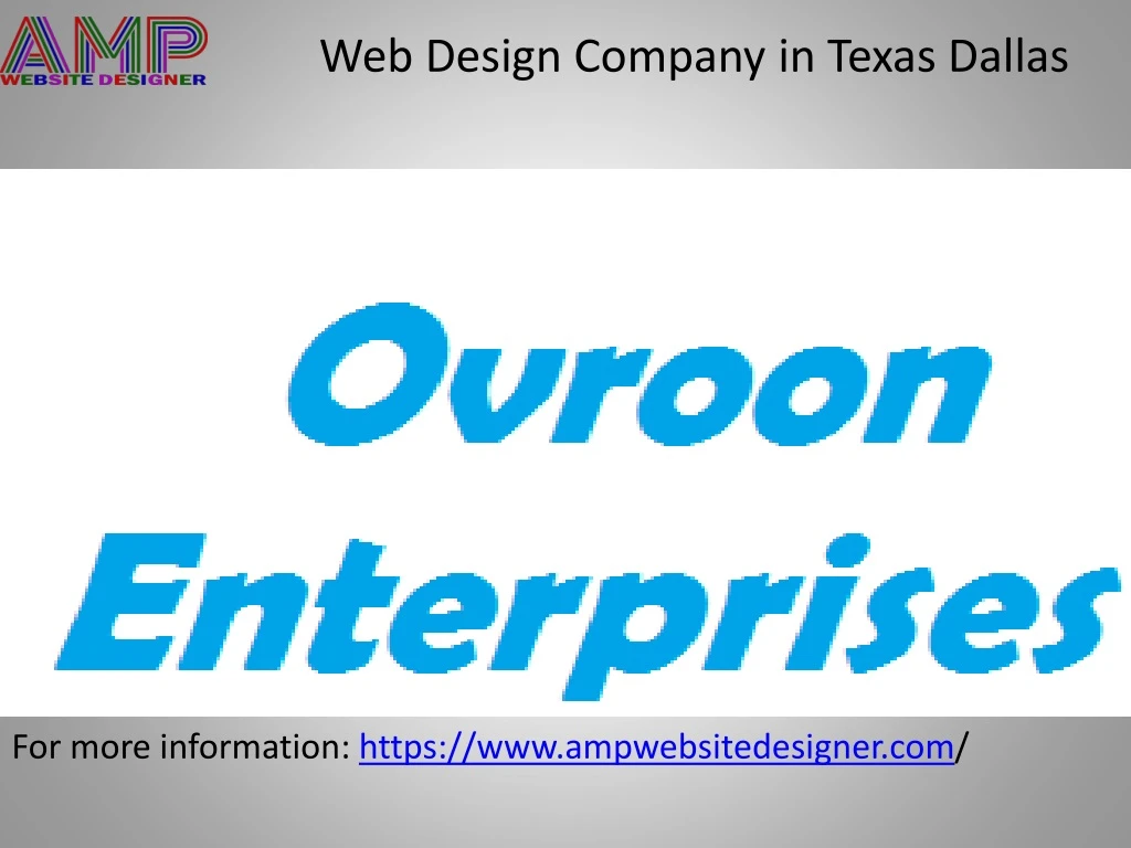 web design company in texas dallas