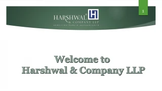 Remote Business & Finance Manager – Harshwal & Company LLP - slide 1