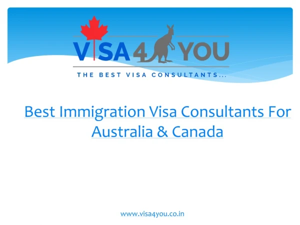 Visa Consultants for Australia and Canada in Pune