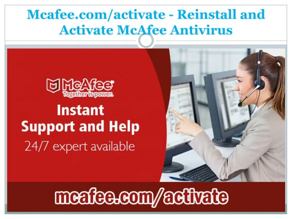 mcafee.com/activate - Reinstall and Activate McAfee Antivirus