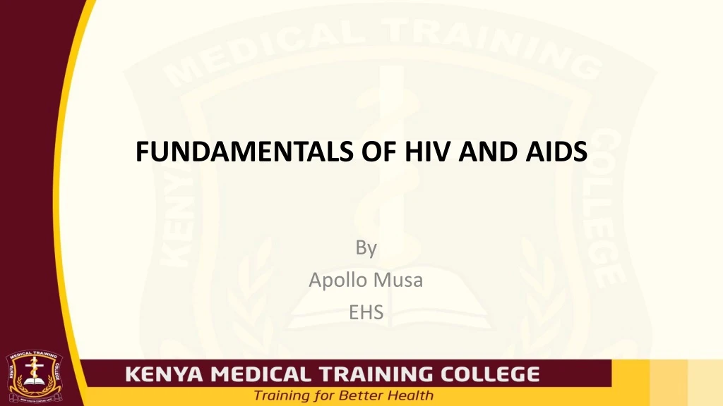 fundamentals of hiv and aids