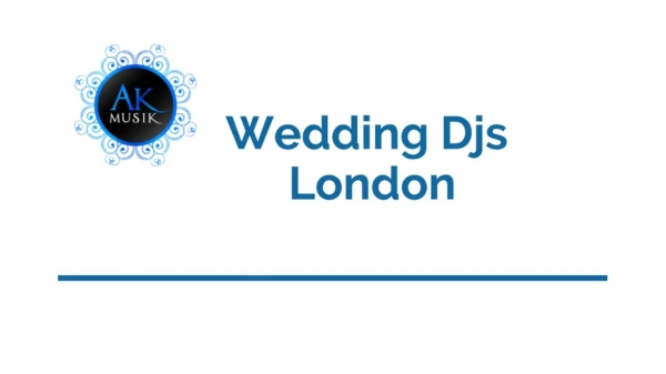 Wedding DJs London