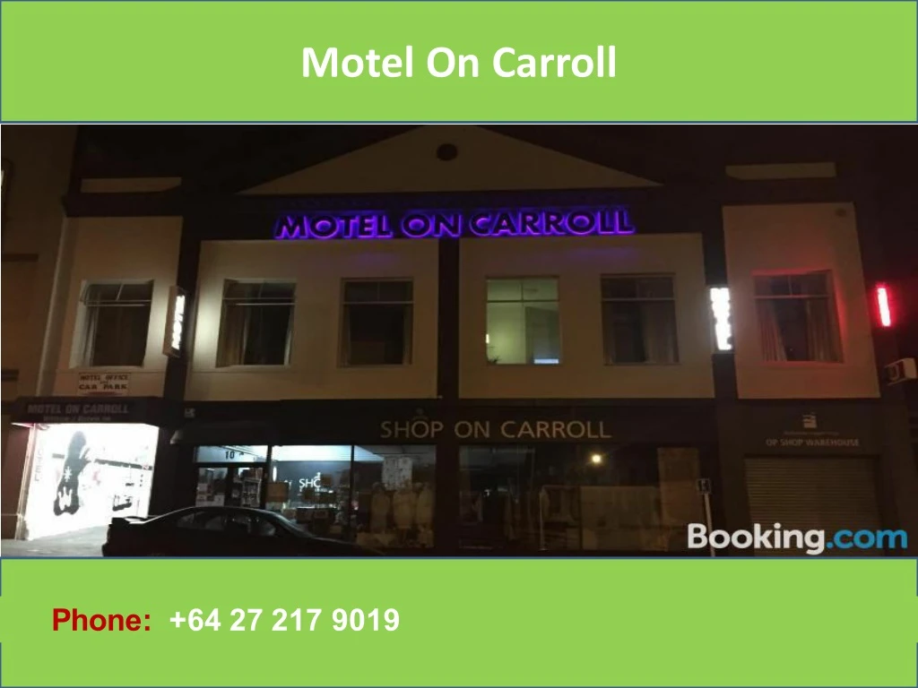 motel on carroll