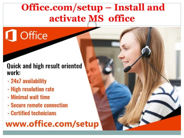 office.com/setup - Install and Activate MS office