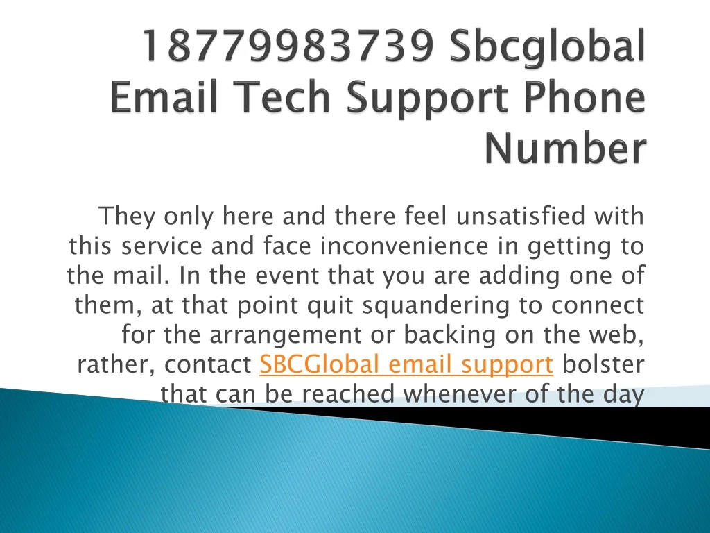 18779983739 sbcglobal email tech support phone number