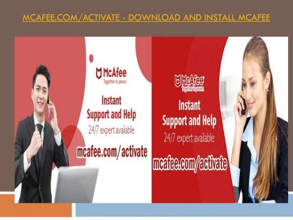 McAfee.com/Activate - download and Install McAfee