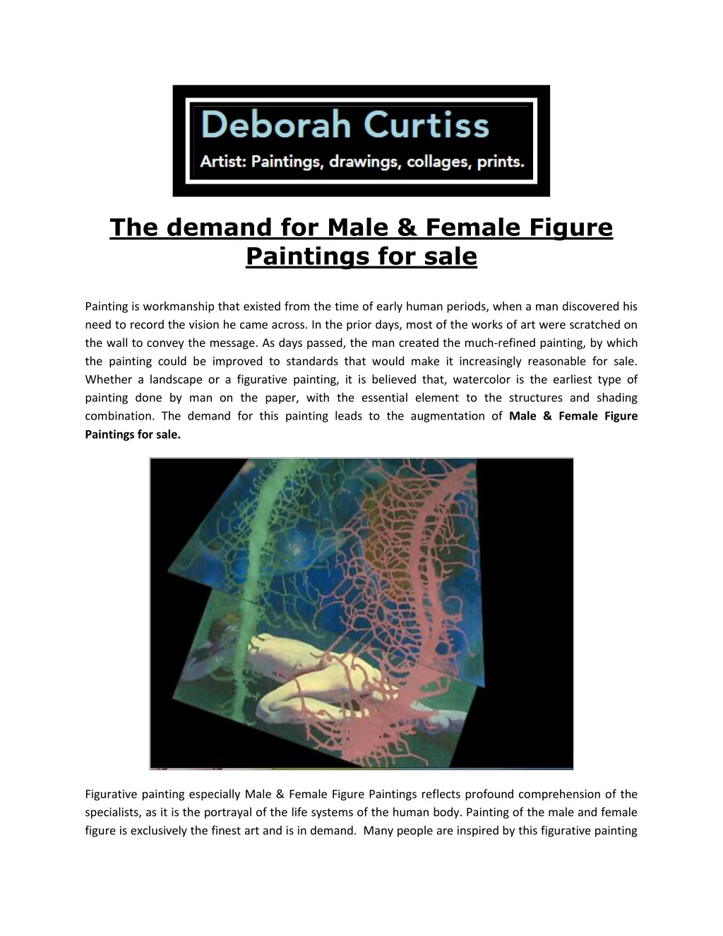 the demand for male female figure paintings
