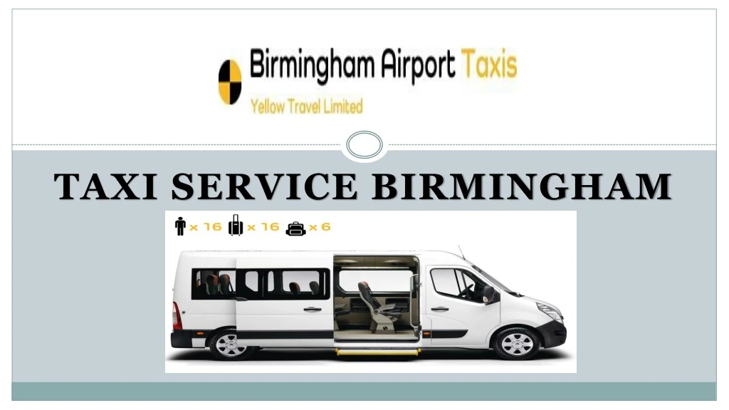 taxi service birmingham