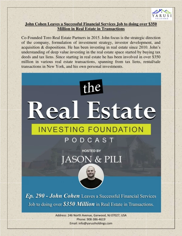 Real Estate in Transactions