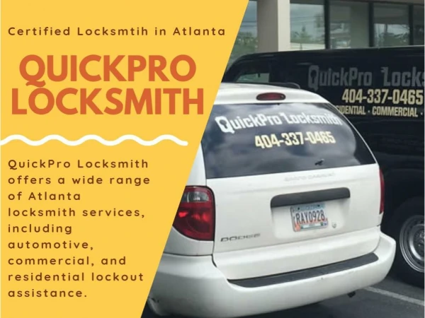 Locksmith Expert in Roswell, GA Area- QuickPro Locksmith