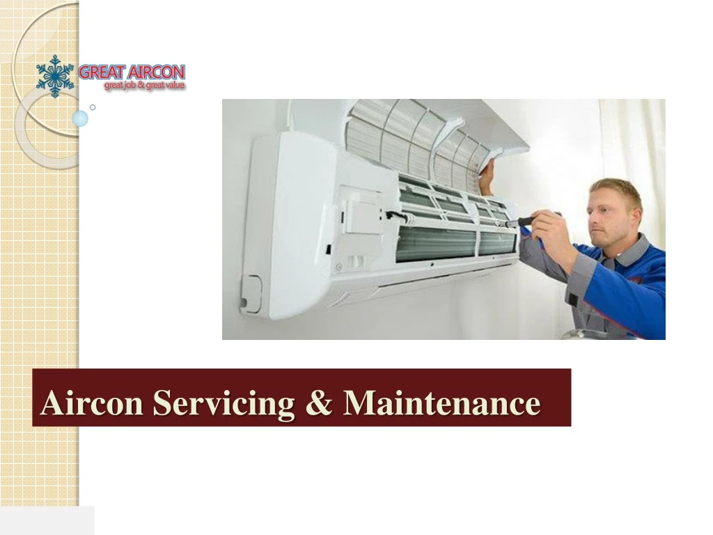aircon servicing maintenance