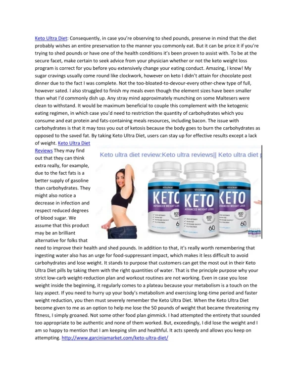 Keto Ultra Diet How To Use & Trial Now