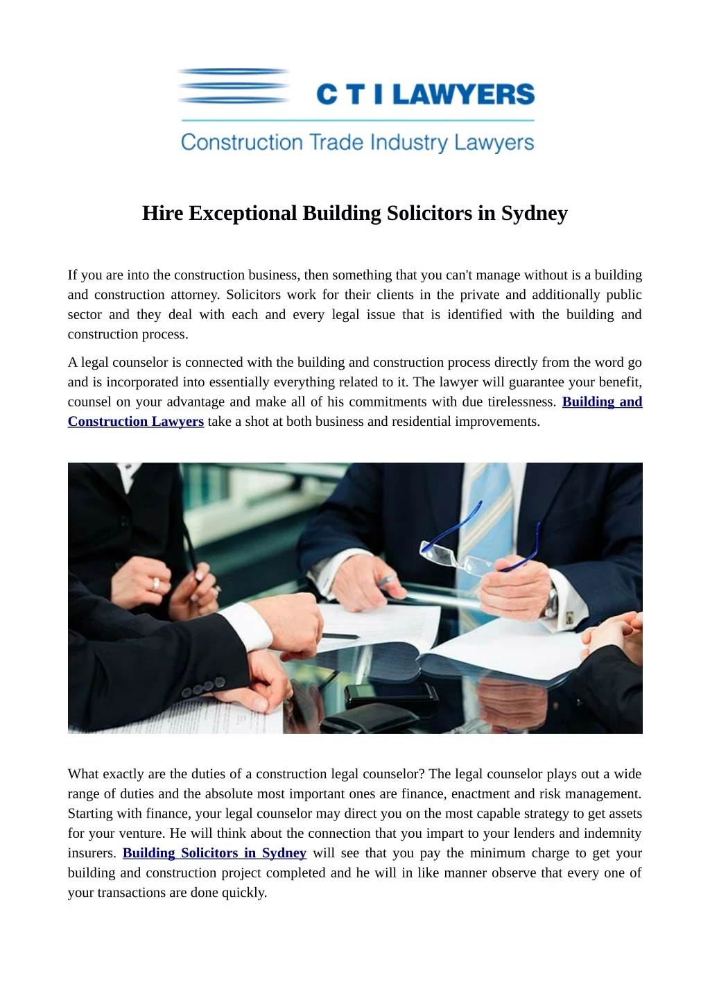 hire exceptional building solicitors in sydney