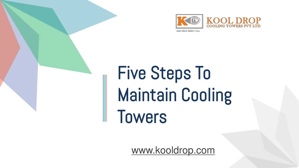 five steps to maintain cooling towers
