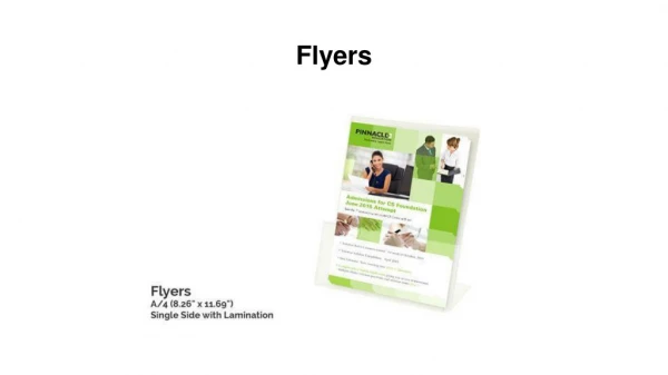 Attractive Flyer Design & Pamphlet Printing Online with Templates