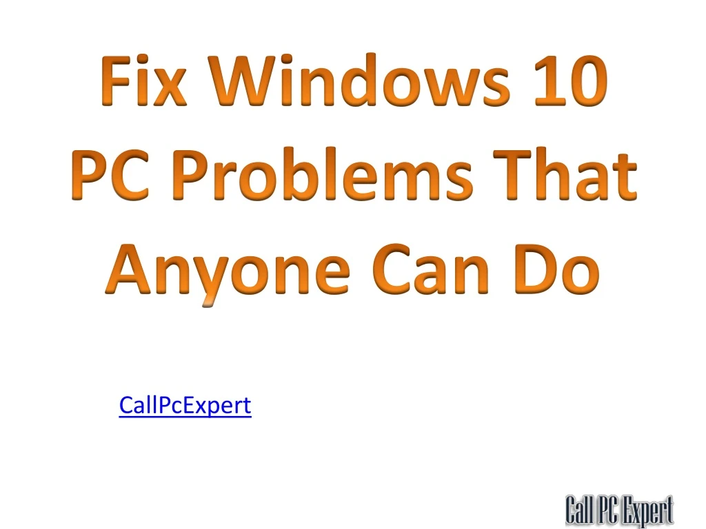 fix windows 10 pc problems that anyone can do
