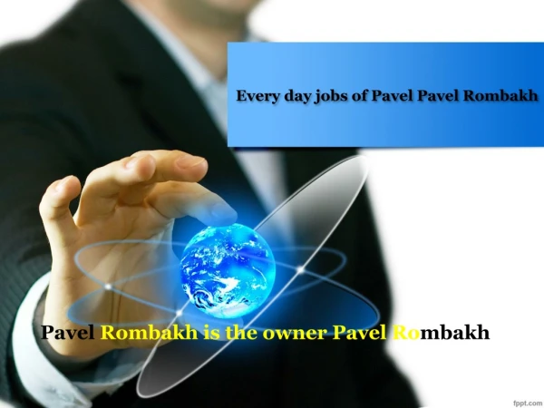 Pavel Rombakh Nedwood Finance : Real Estate Company