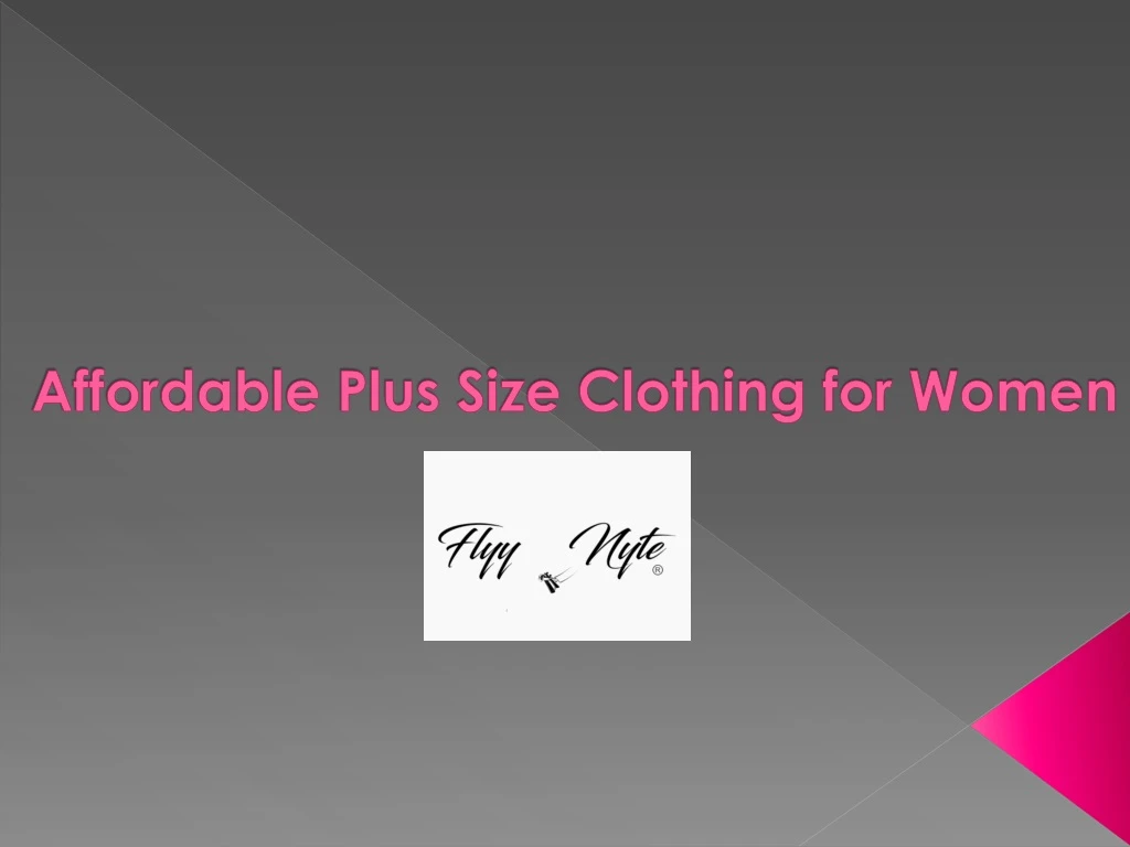 affordable plus size clothing for women