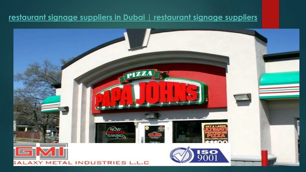 restaurant signage suppliers in dubai restaurant