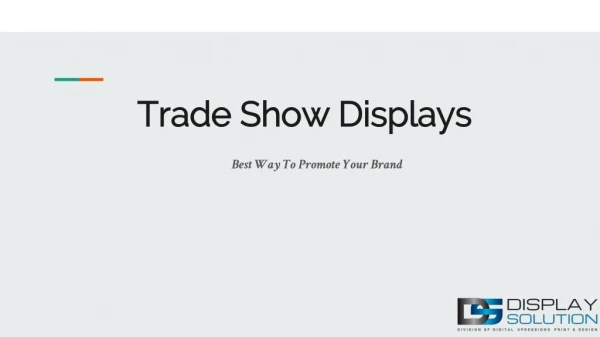 Affordable Solution For Trade Show Exhibits | Pop Up Displays
