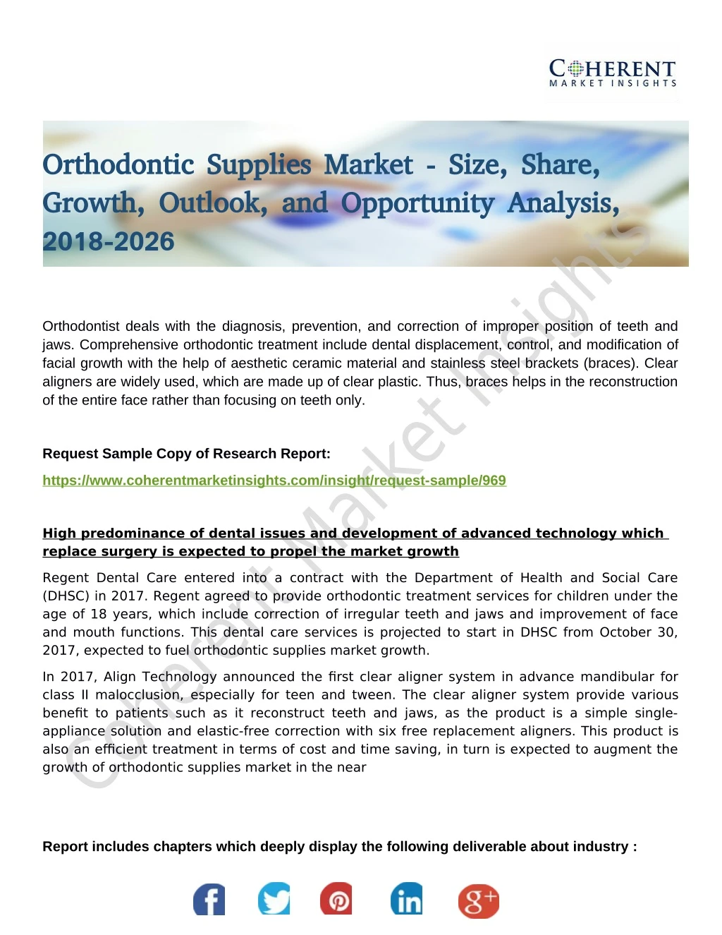 orthodontic supplies market size share
