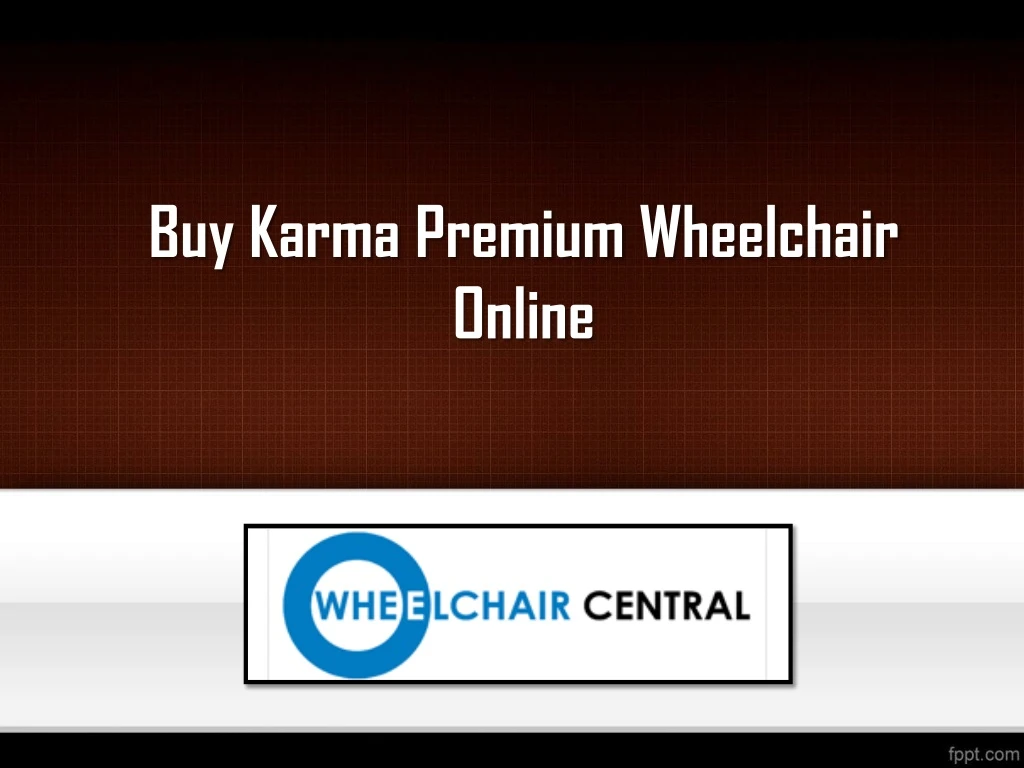 buy karma premium wheelchair online