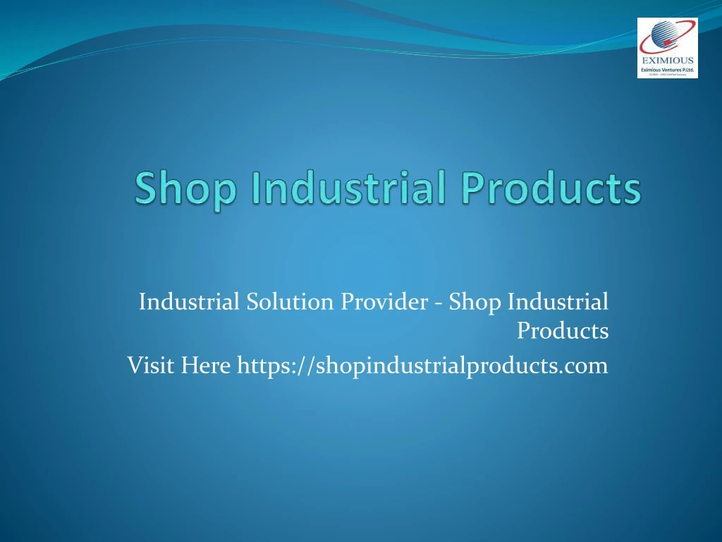 industrial solution provider shop industrial