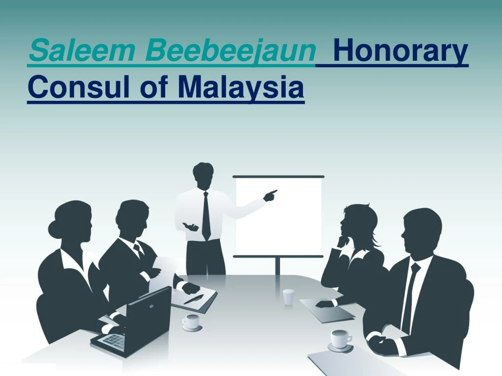 saleem beebeejaun honorary consul of malaysia