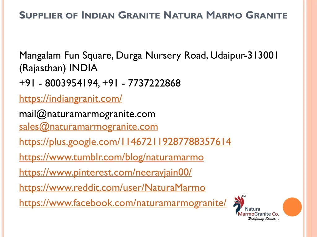 supplier of indian granite natura marmo granite