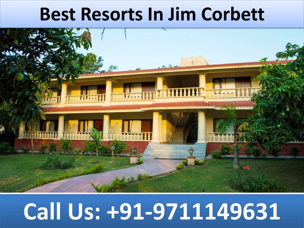 best resorts in jim corbett