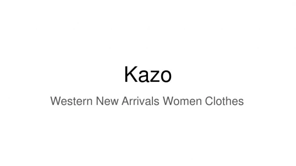 western new arrivals women clothes