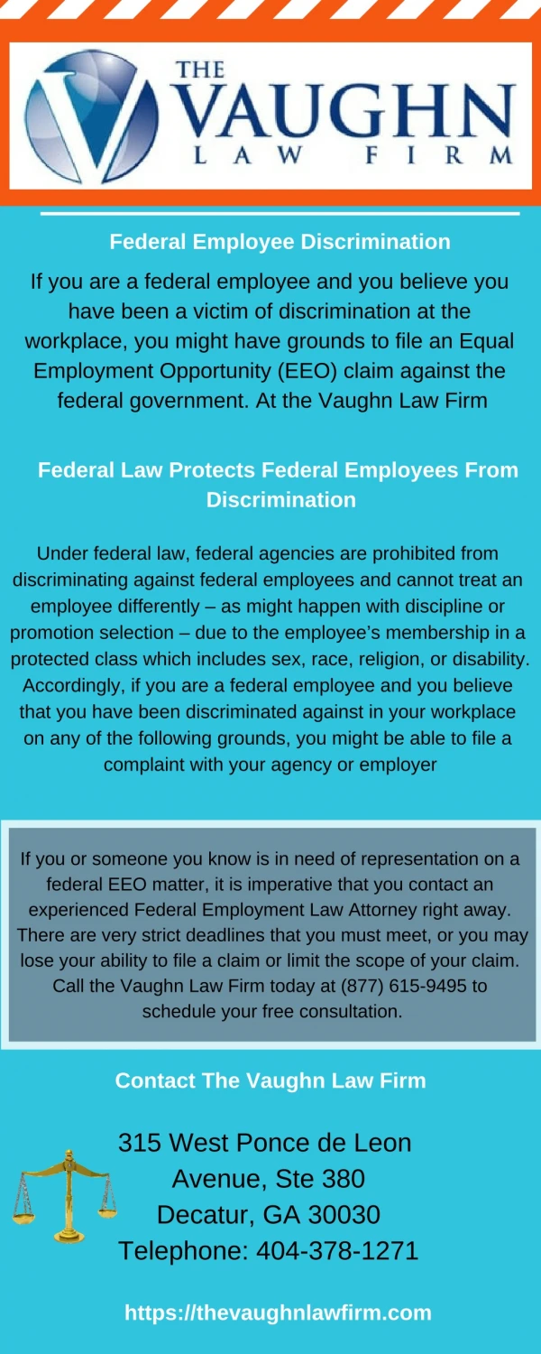 Lawyers For Federal Employees in Decatur, GA