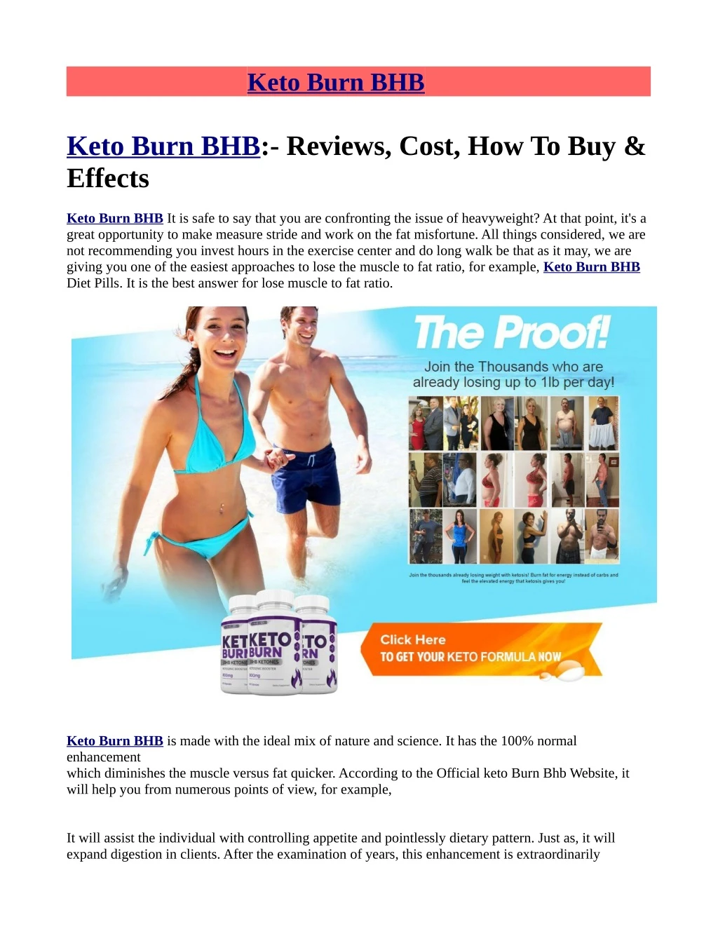 keto burn bhb